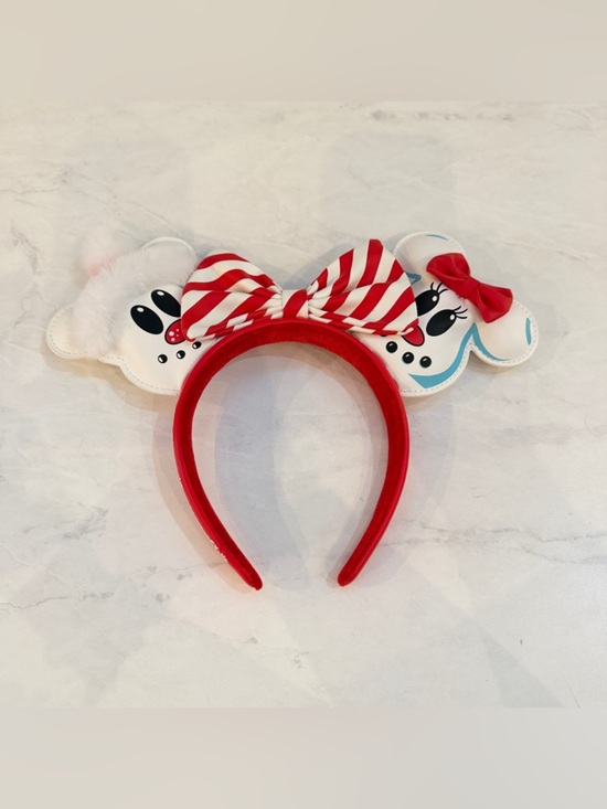 NEW Disney Loungefly Minnie & Mickey Snowman Ears main image 4